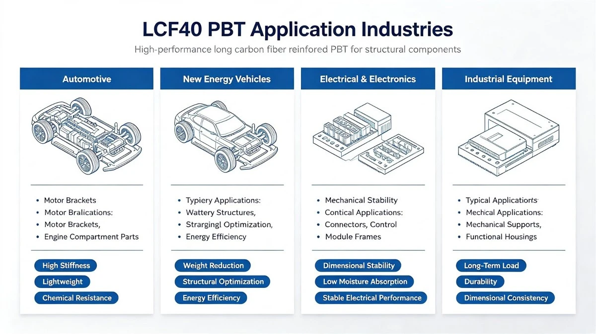 LCF 40 PBT APPLICATION LCF 40 PBT APPLICATION